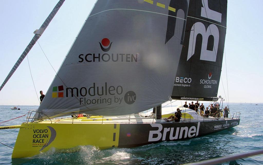 Team Brunel during the Alicante practice race © Sail-World.com http://www.sail-world.com